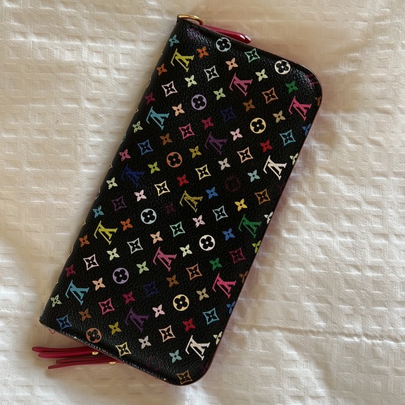 *SOLD* Louis Vuitton Monogram Multicolor Portefeiulle Ansoritto Long Wallet EUC - Picture 2 of 11